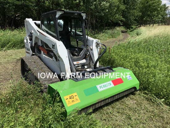 Forest Clearing Skid Steer Flail Mower